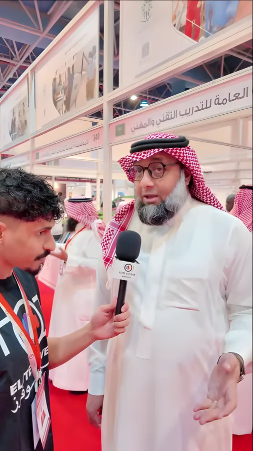 Interview on the expo floor